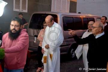  Procesión sin presencia policial en Ojos de Garza (Foto TA)